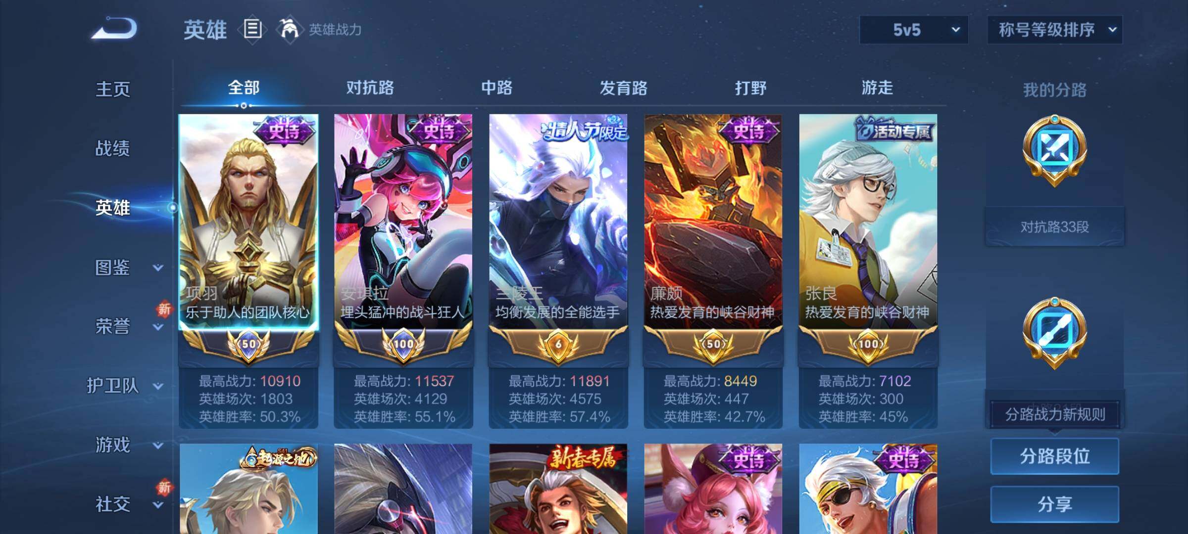 WZCMY3429051王者荣耀账号详情图2 WZCMY3429051王者荣耀账号详情图2