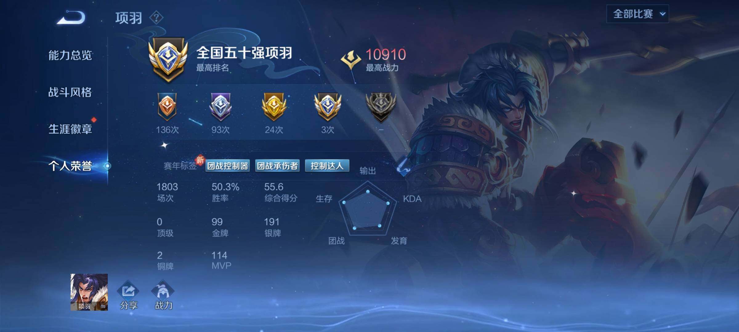 WZCMY3429051王者荣耀账号详情图4 WZCMY3429051王者荣耀账号详情图4