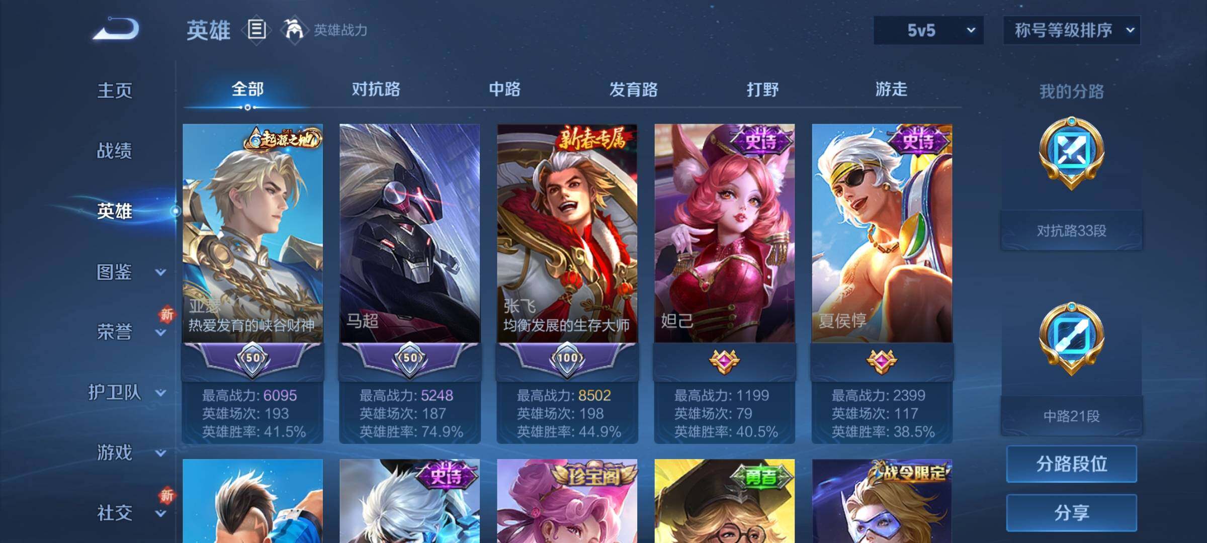 WZCMY3429051王者荣耀账号详情图3 WZCMY3429051王者荣耀账号详情图3