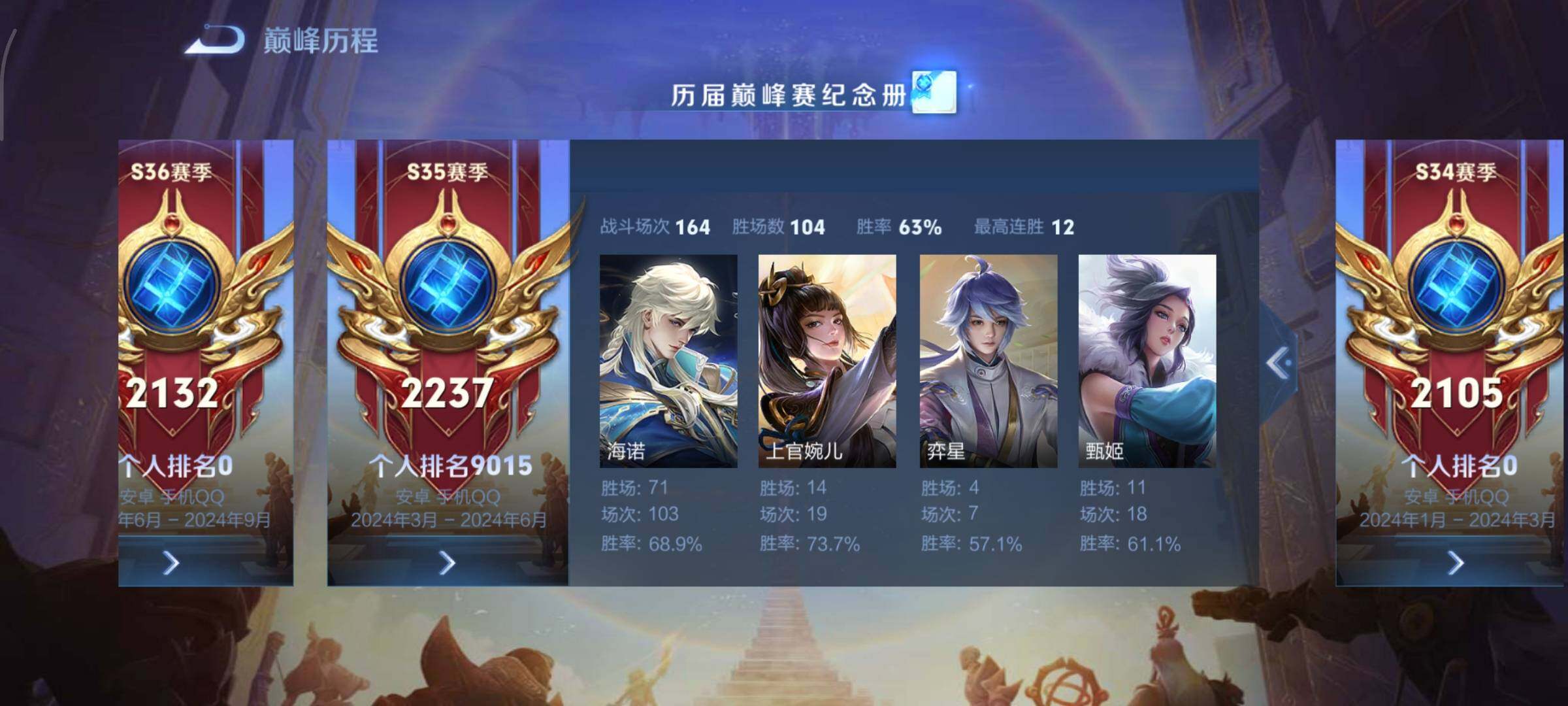 WZCMY3413450王者荣耀账号详情图3 WZCMY3413450王者荣耀账号详情图3