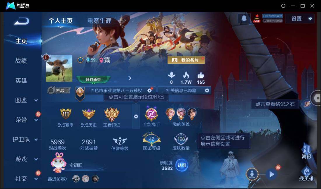 WZCMW450689王者荣耀账号详情图2