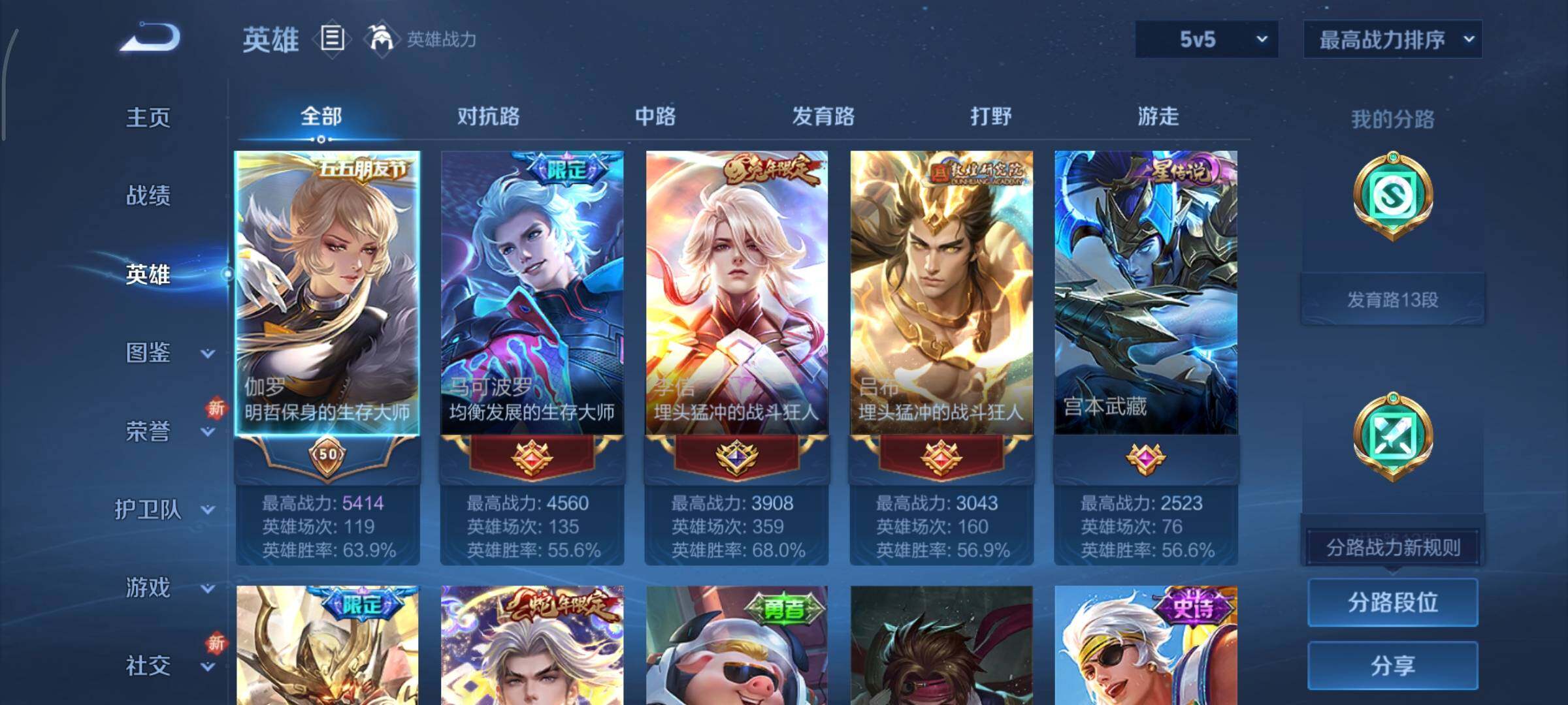 WZCMY3413459王者荣耀账号详情图2