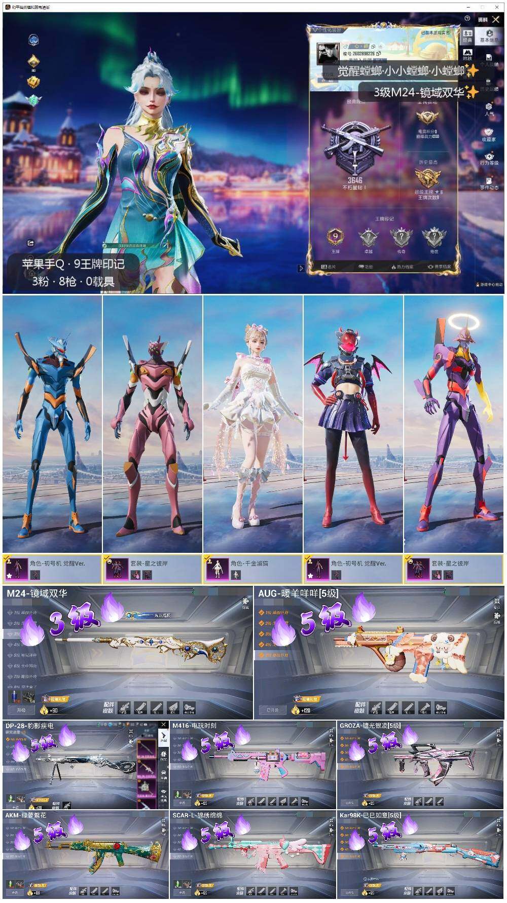 HPCMW3430089和平精英账号详情图2 HPCMW3430089和平精英账号详情图2