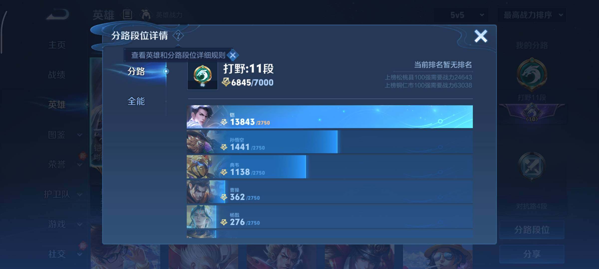 WZCMY3413478王者荣耀账号详情图3