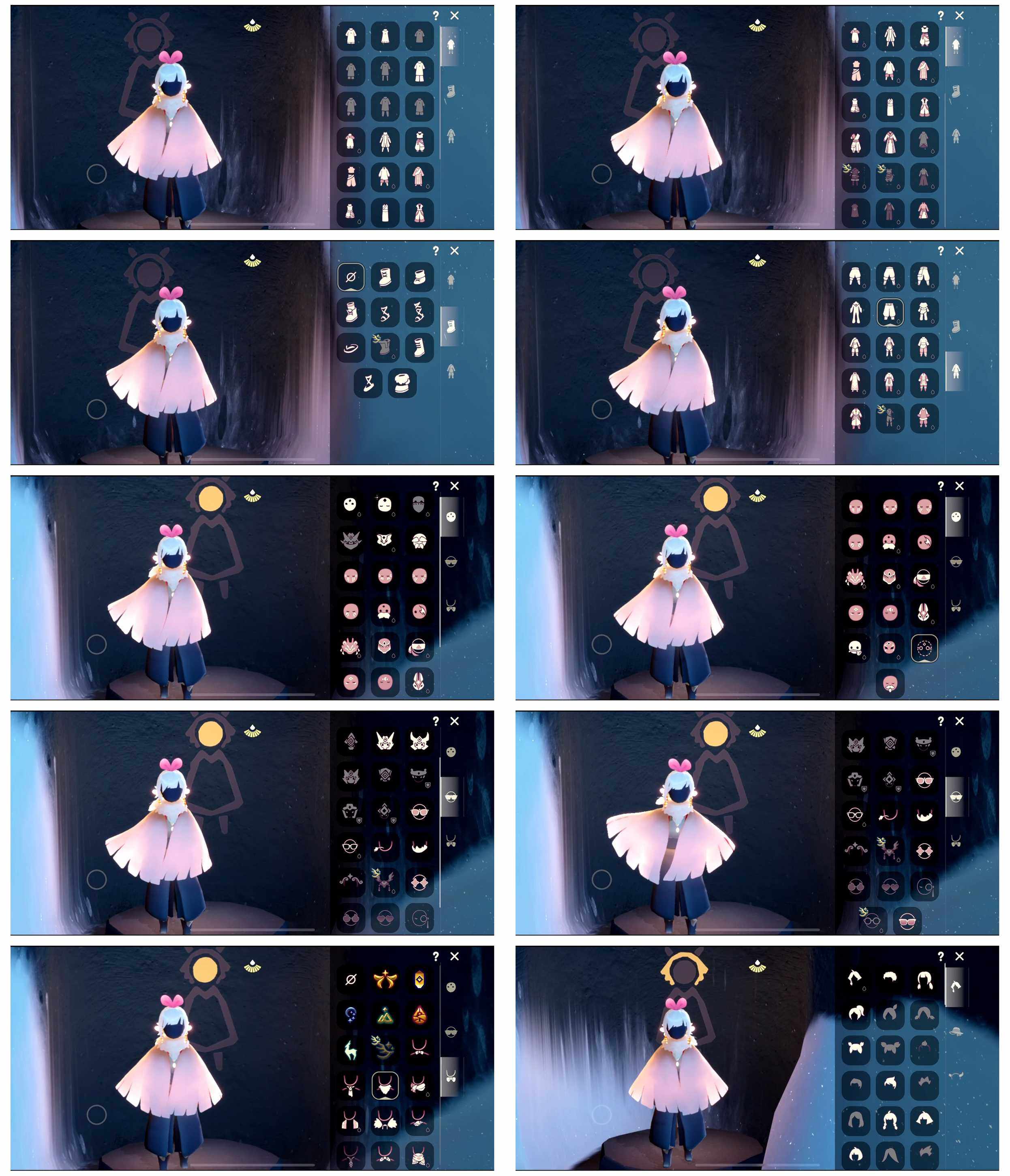 光遇账号iOS官服6季8翼透明蝶翼绊爱橘子发饰雪花发饰晃悠悠四叶草发饰祥云服饰雪人暖靴神鹿头饰武士裤
资源：蜡烛 536 爱心 100  红烛 59  翼 8
毕业季节：欧若拉季 追忆季 夜行季 拾光季 归巢季 半九