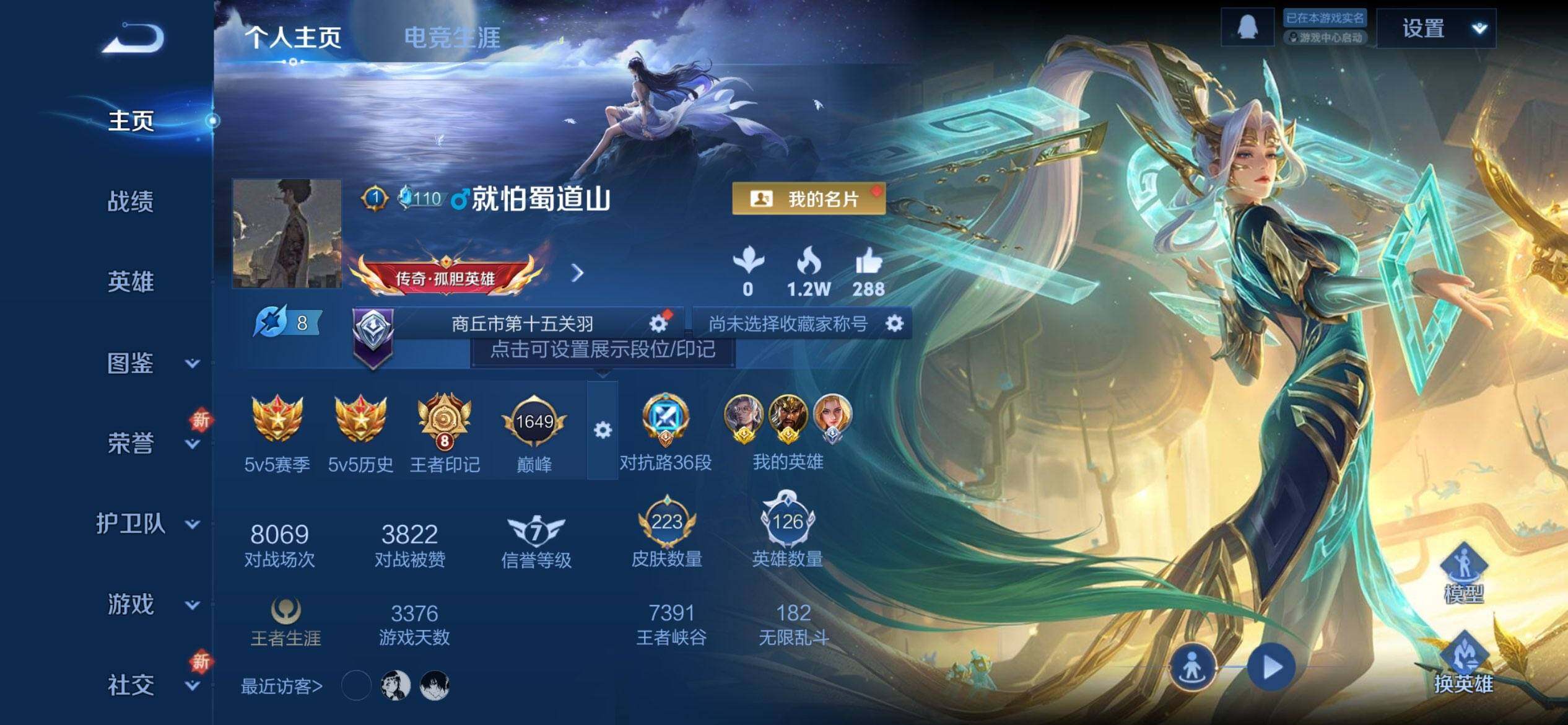 WZQM3411369王者荣耀账号详情图3 WZQM3411369王者荣耀账号详情图3