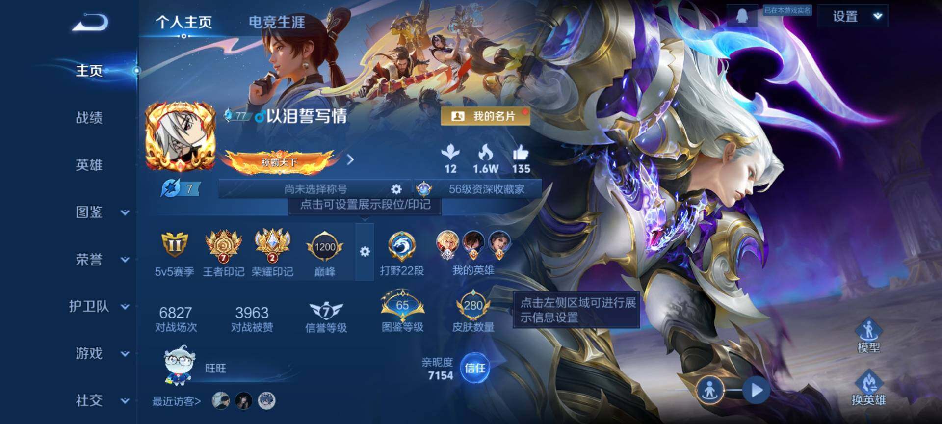 WZCMW3411370王者荣耀账号详情图2