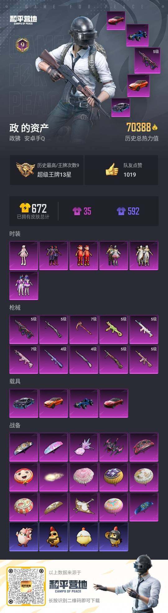 HPLE3417318和平精英账号详情图3 HPLE3417318和平精英账号详情图3