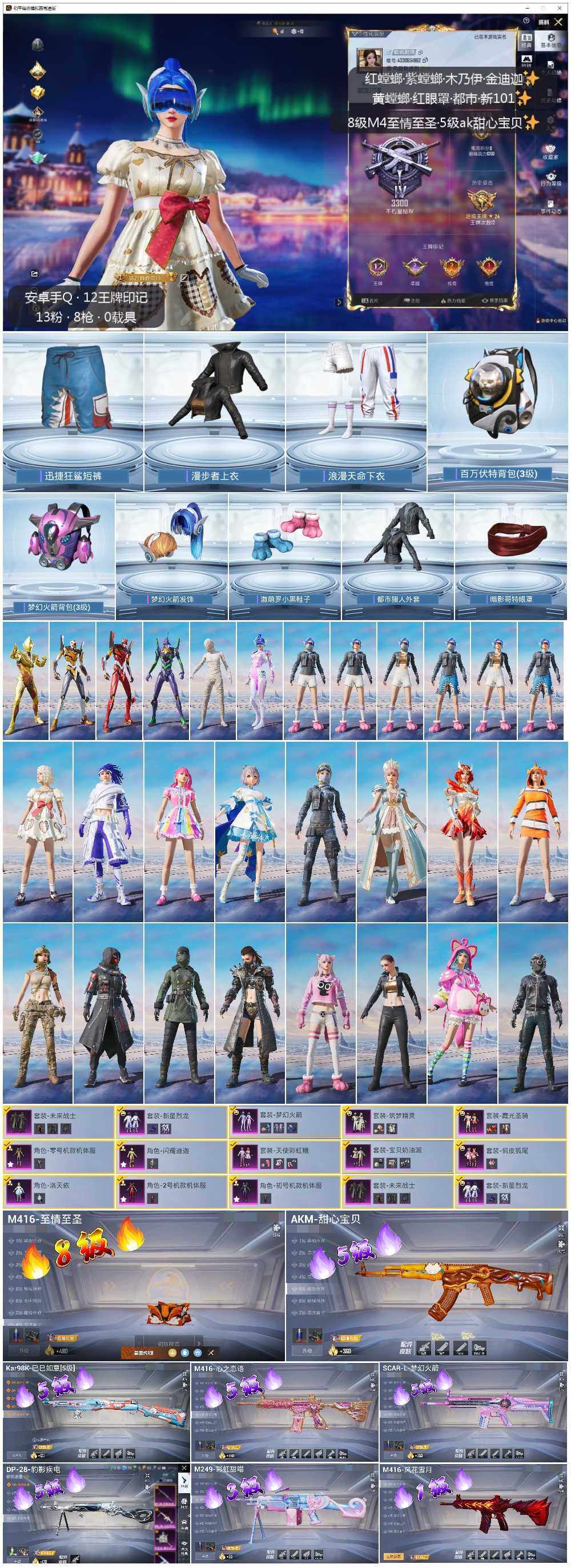 HPLX3417329和平精英账号详情图2 HPLX3417329和平精英账号详情图2