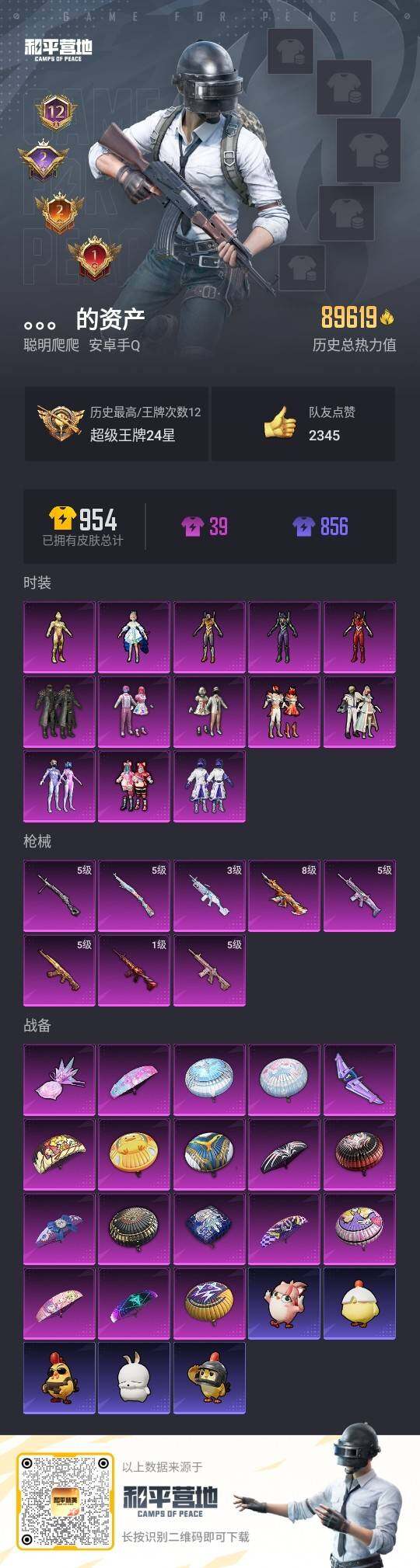 HPLX3417329和平精英账号详情图3 HPLX3417329和平精英账号详情图3