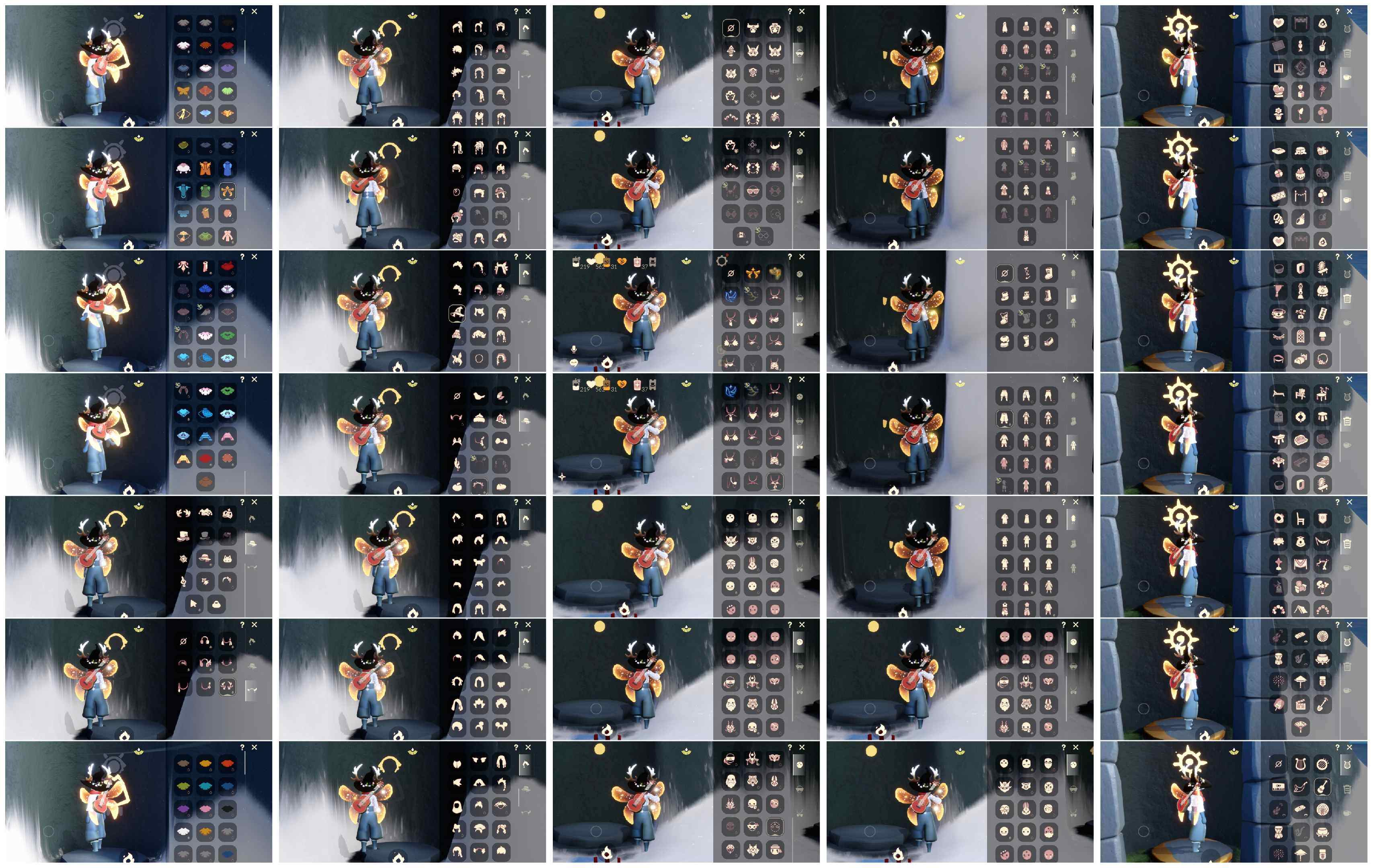 光遇账号安卓官服HY1266     安邮    蜡烛0 爱心56 季蜡0 升华蜡烛37 光翼164 毕业季：欧若拉 青鸟季 彩染季；毕业礼：透明蝶翼斗篷 青鸟斗篷 留辫蘑菇头 彩染毕业 青鸟面饰；礼包：献瑞折扇 