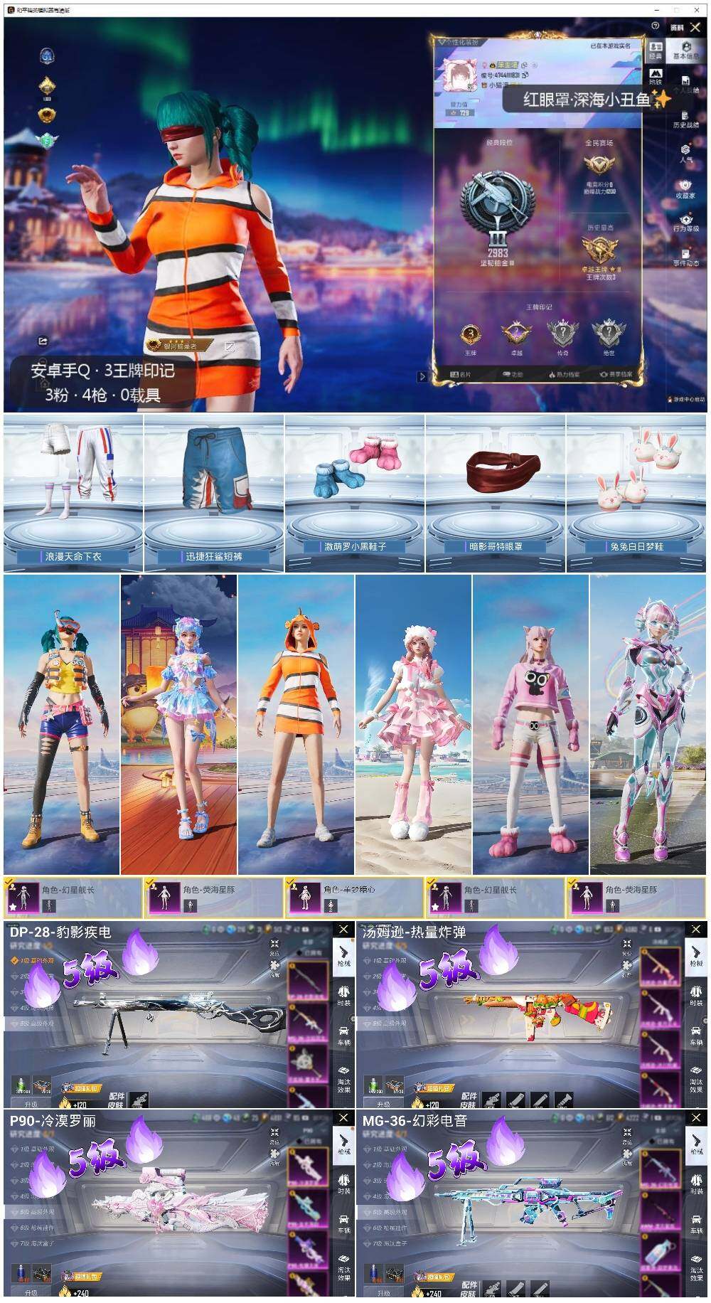 HPLE3417316和平精英账号详情图2 HPLE3417316和平精英账号详情图2