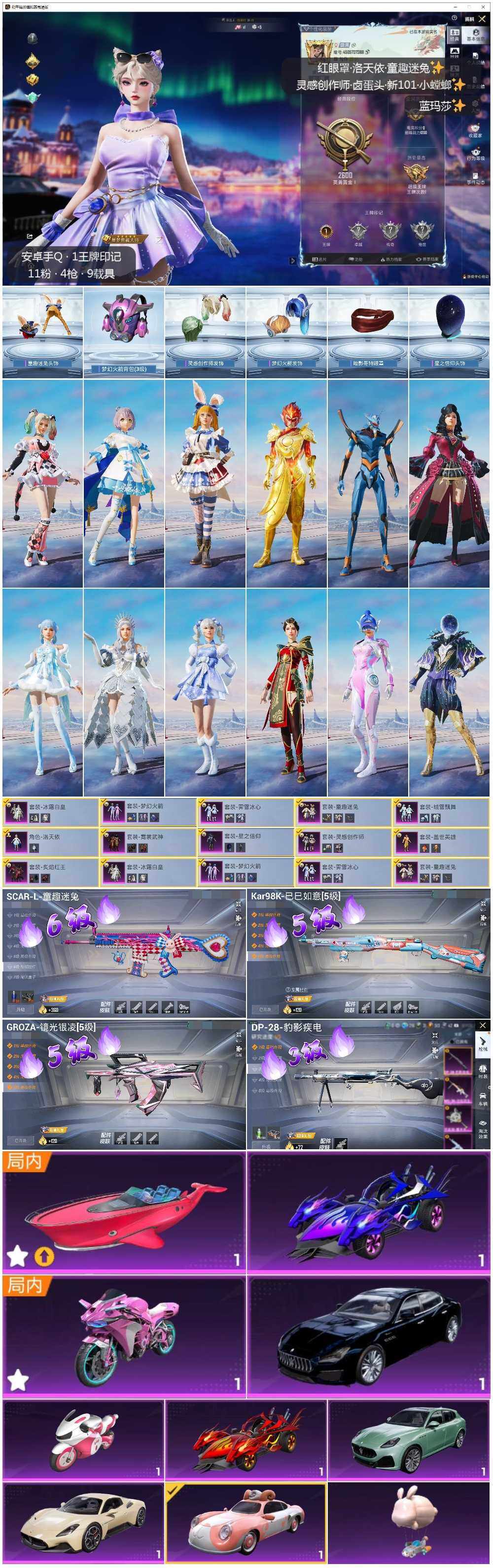 HPLX3417327和平精英账号详情图2 HPLX3417327和平精英账号详情图2