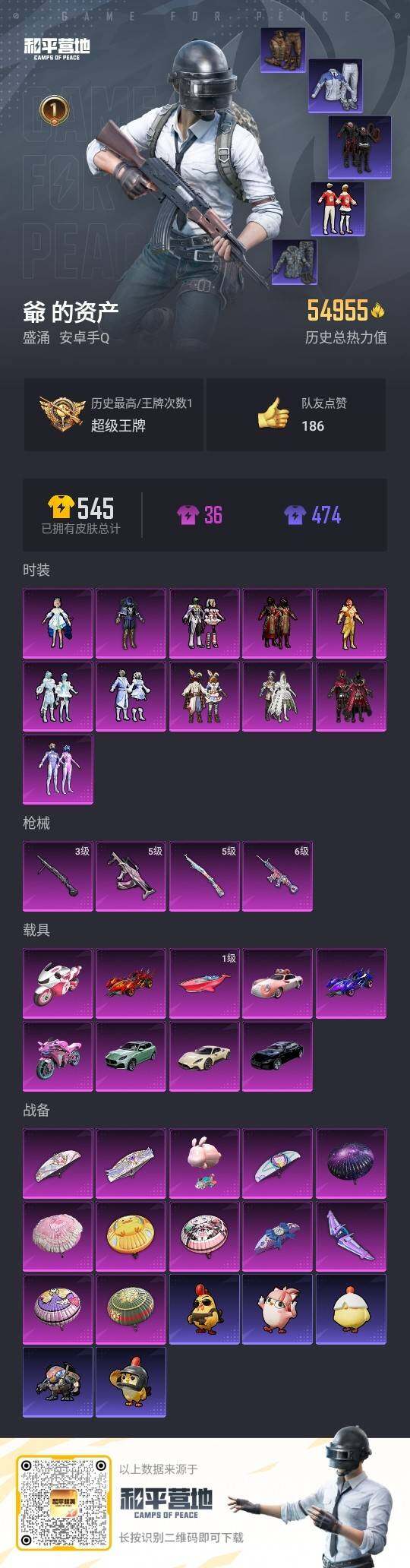 HPLX3417327和平精英账号详情图3 HPLX3417327和平精英账号详情图3