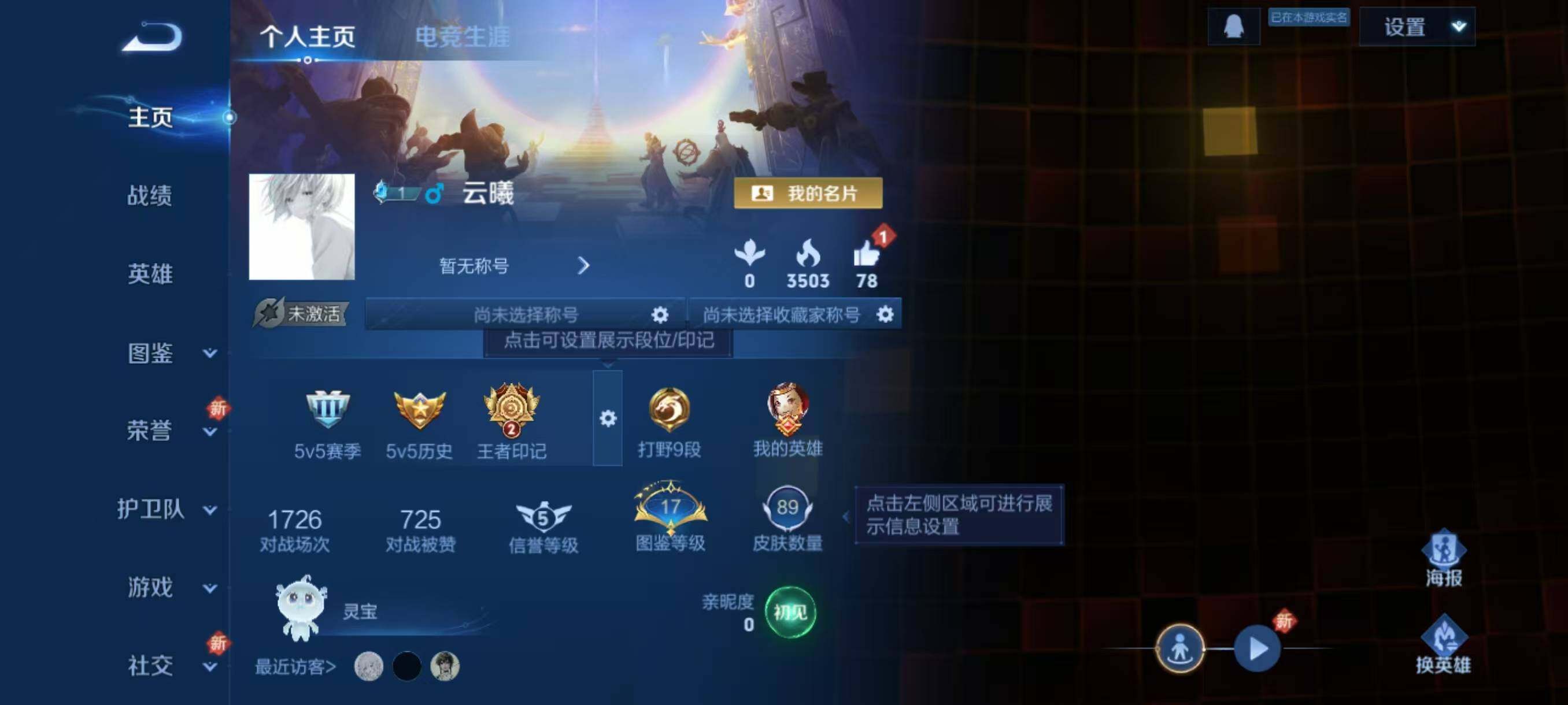 WZLX3411463王者荣耀账号详情图2