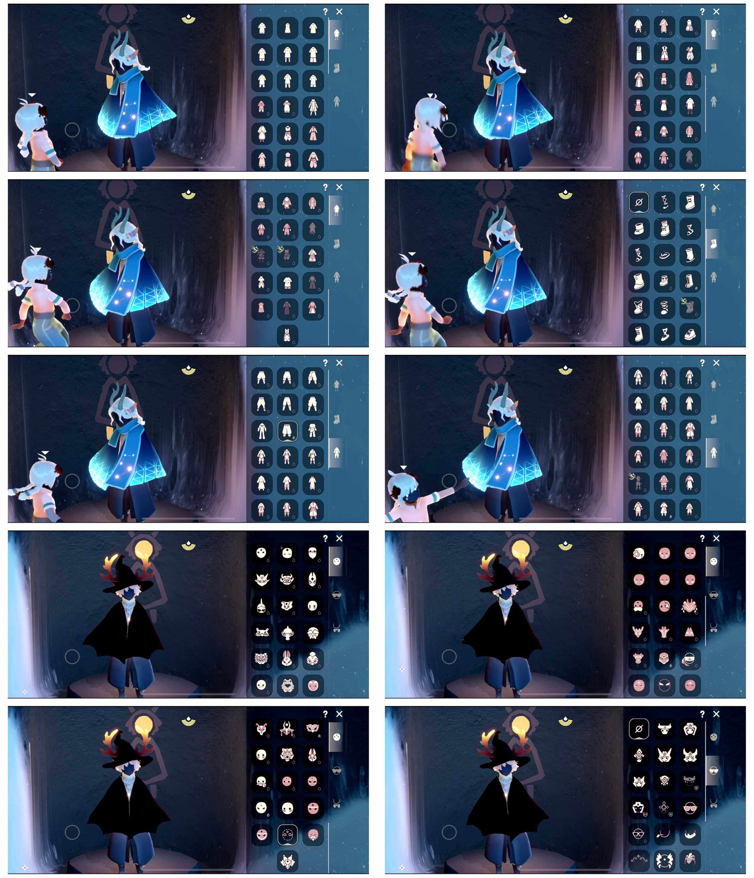 光遇账号iOS官服13季12翼蝙蝠套金鳞耳坠彩虹耳钉彩虹耳机巫树犄角圣诞鹿角小王子围巾斗篷星球夹克欧若拉之翼莲花斗篷妮妮斗篷新春福娃年年有鱼蝙蝠斗篷
资源：蜡烛 167  爱心 181  红烛 72  翼 12 
已