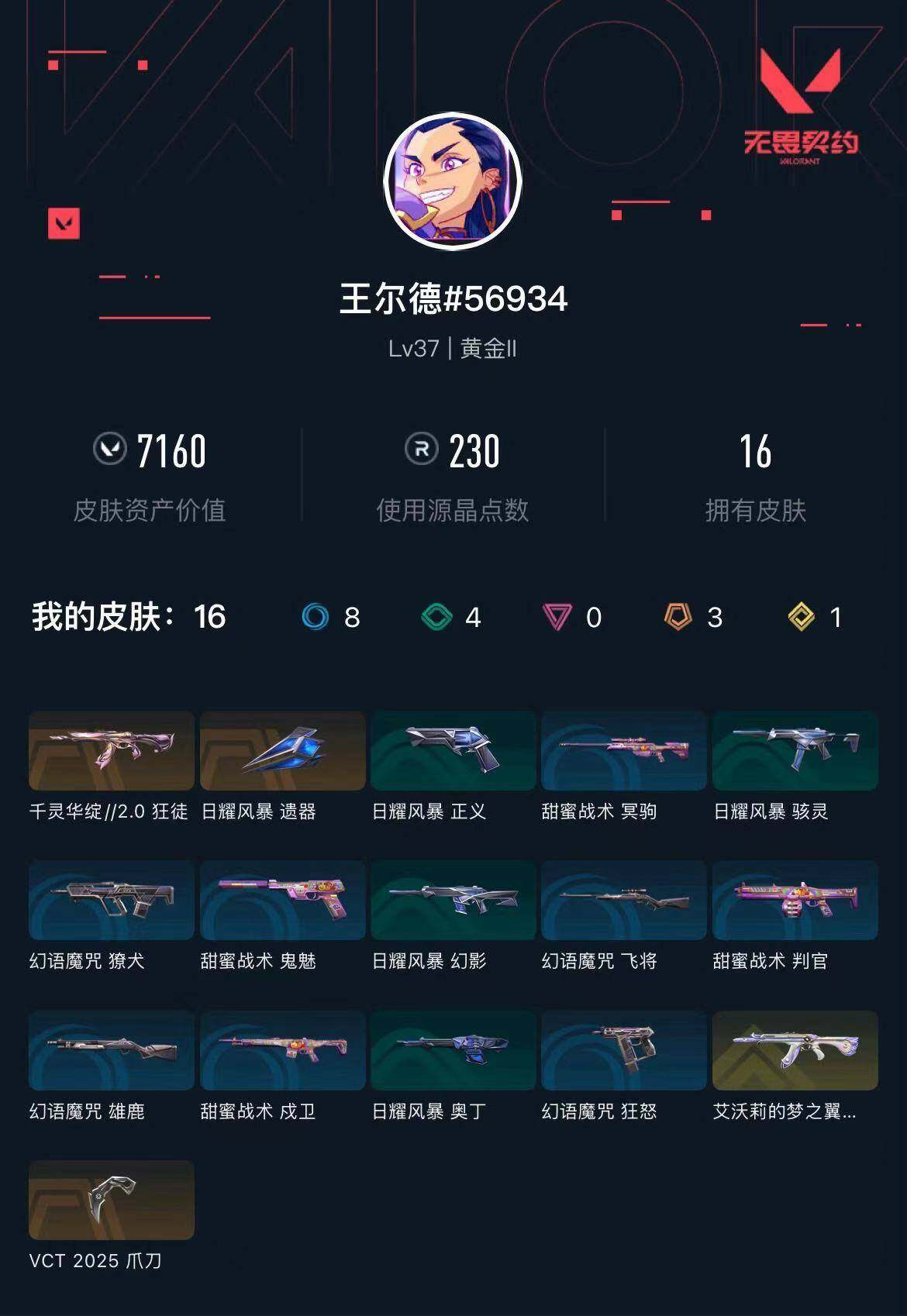 WWQXL328047无畏契约账号详情图3 WWQXL328047无畏契约账号详情图3