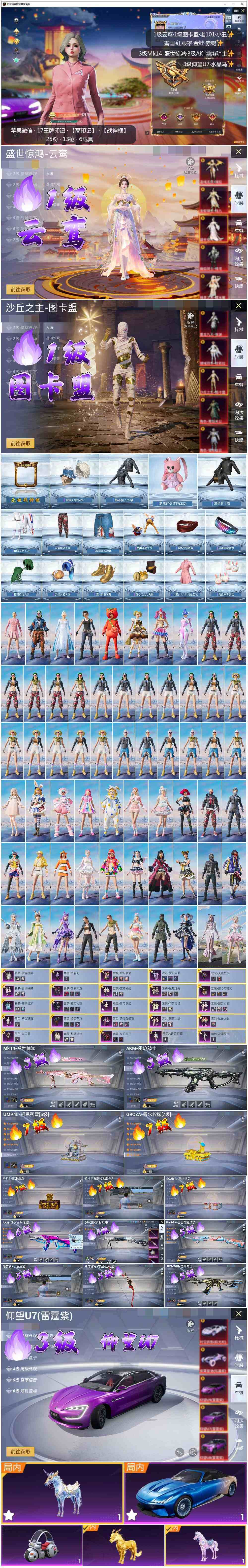 HPCMW3418653和平精英账号详情图2 HPCMW3418653和平精英账号详情图2