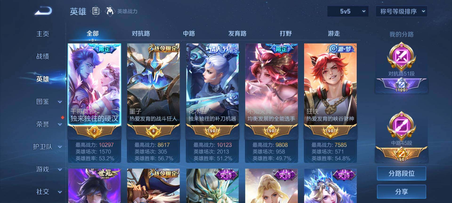 WZCMW3411833王者荣耀账号详情图5