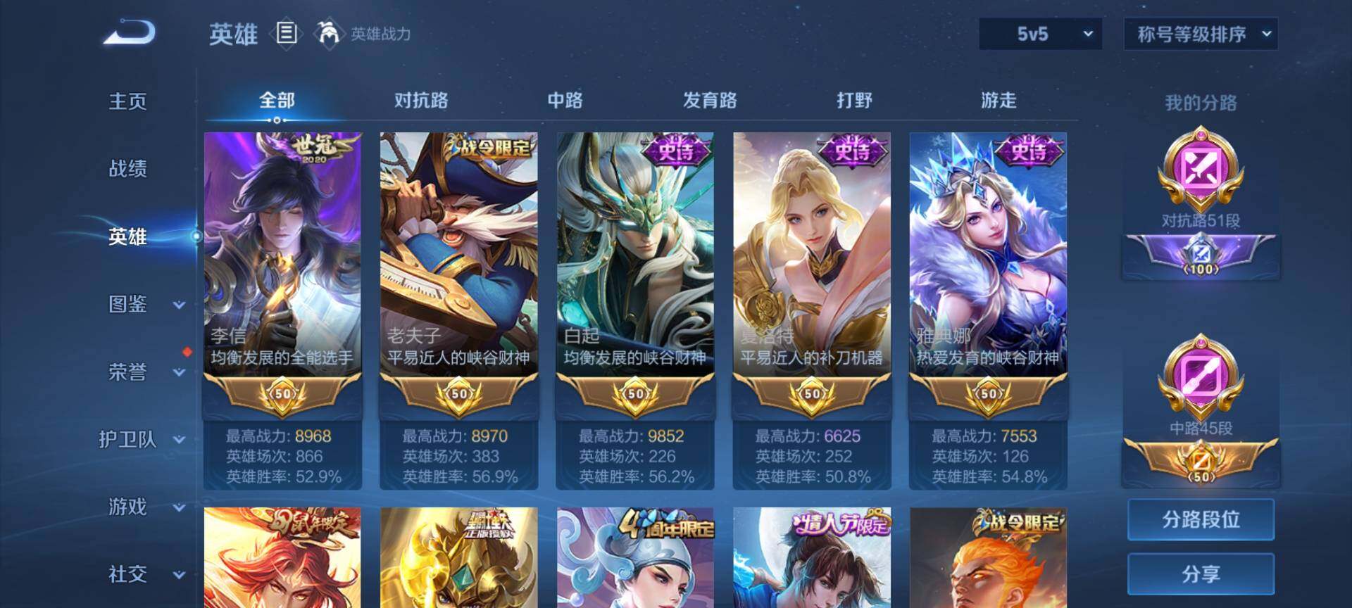 WZCMW3411833王者荣耀账号详情图6