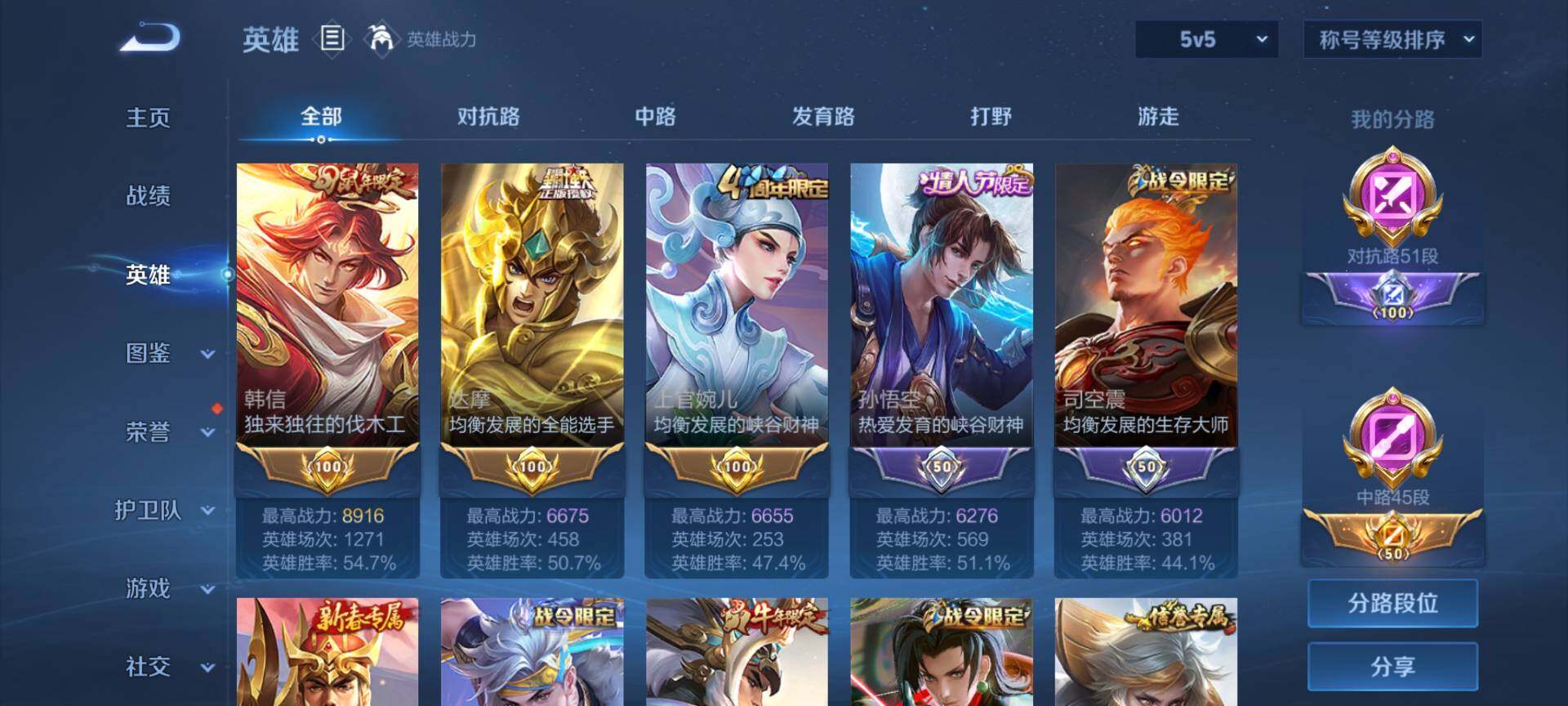 WZCMW3411833王者荣耀账号详情图7