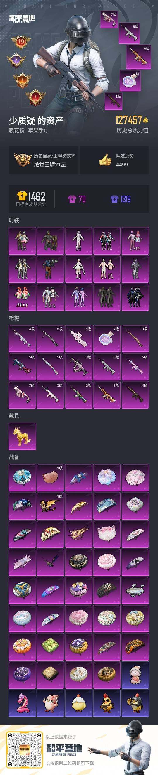 HPLX3417246和平精英账号详情图3 HPLX3417246和平精英账号详情图3