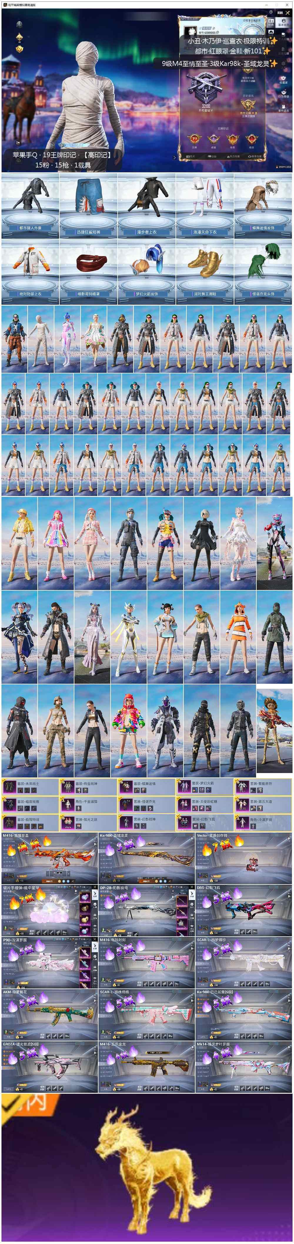 HPLX3417246和平精英账号详情图2 HPLX3417246和平精英账号详情图2