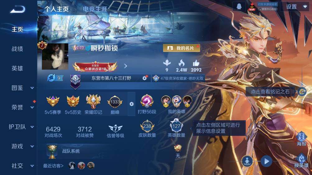 WZ0349847王者荣耀账号详情图6