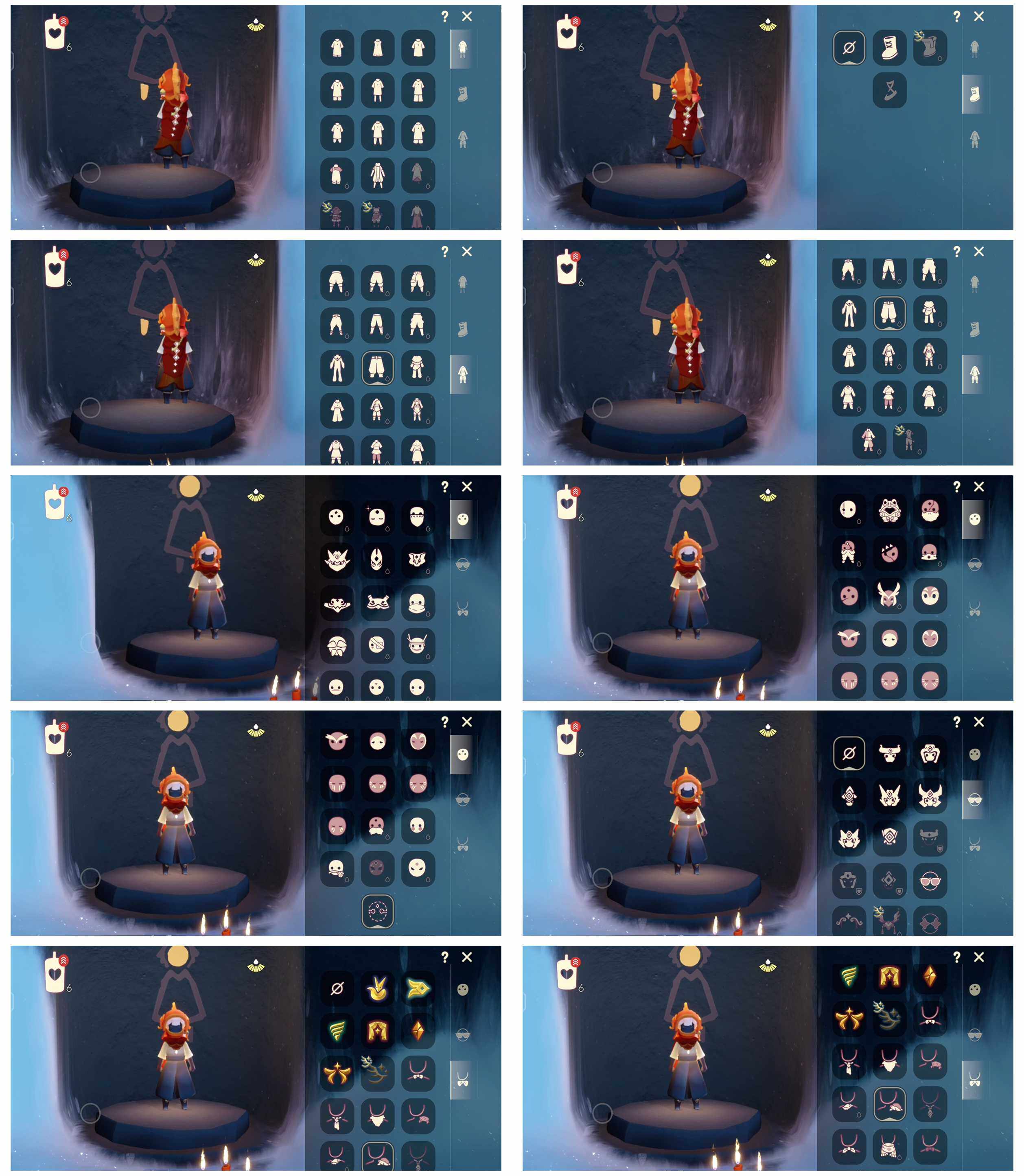 光遇账号安卓官服6季8翼白枭巫师帽玫瑰花辫子发饰鹿角小王子斗篷秋千
资源： 蜡烛7  爱心13   翼8
已毕业地图：全图毕业
毕业季节： 小王子季   潜海季  表演季  半风行季  半破晓季  欧若拉季季卡  