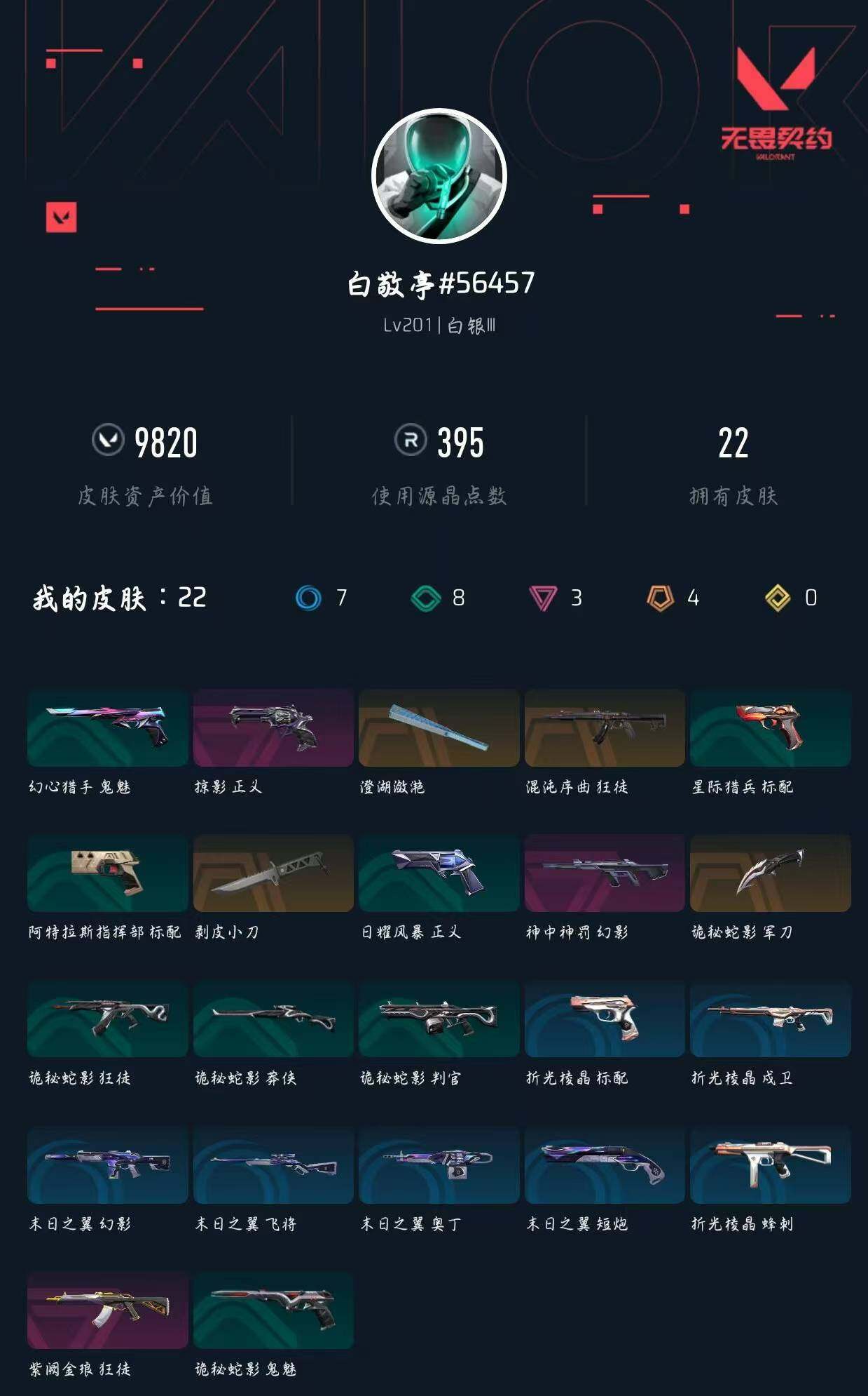 WWQXL328187无畏契约账号详情图4 WWQXL328187无畏契约账号详情图4