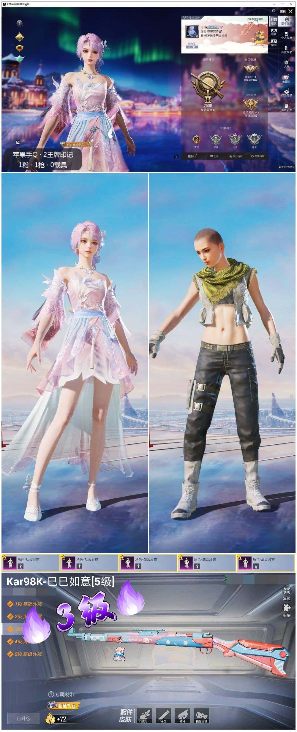 HPLX3429364和平精英账号详情图2 HPLX3429364和平精英账号详情图2