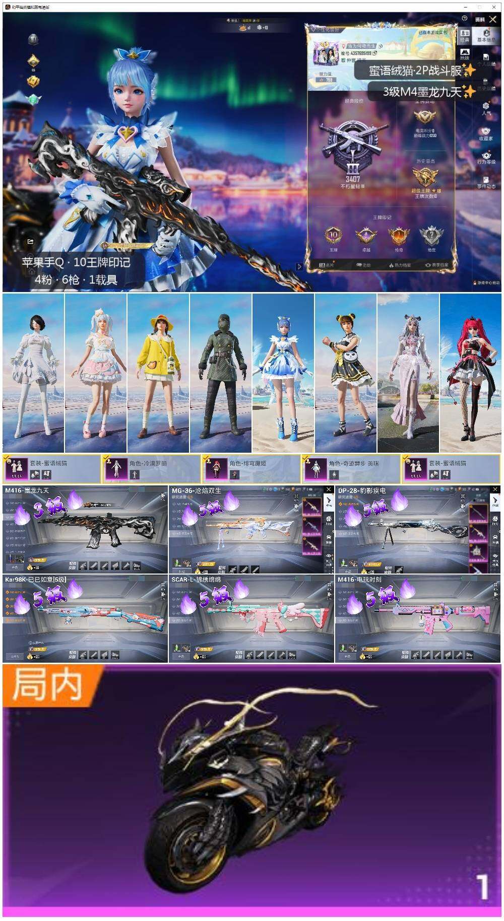 HPLX3429370和平精英账号详情图2 HPLX3429370和平精英账号详情图2