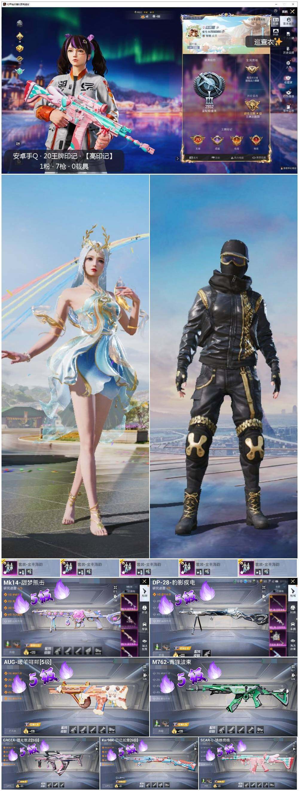 HPLE3429386和平精英账号详情图2 HPLE3429386和平精英账号详情图2