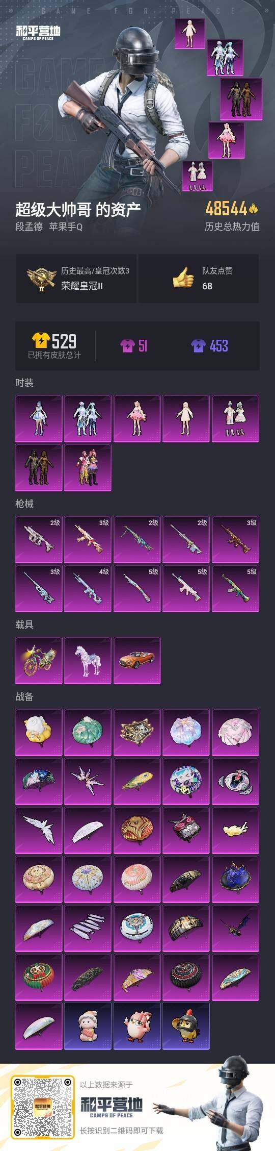 HPLX3429357和平精英账号详情图3 HPLX3429357和平精英账号详情图3