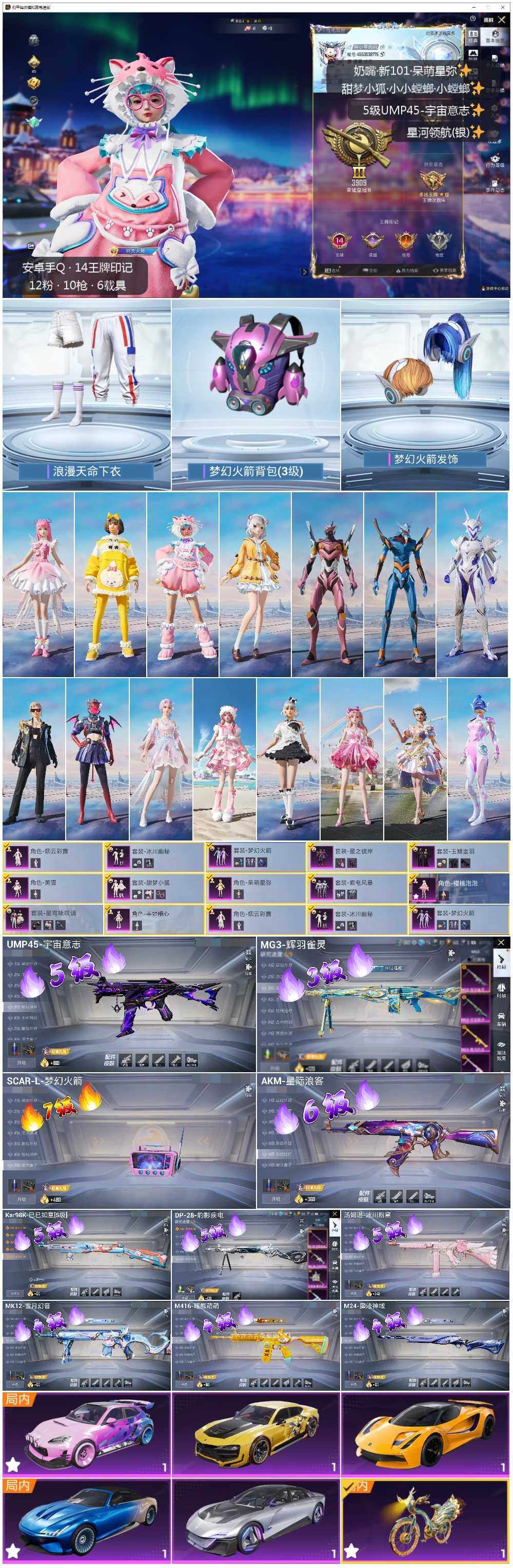 HPLE3429351和平精英账号详情图2