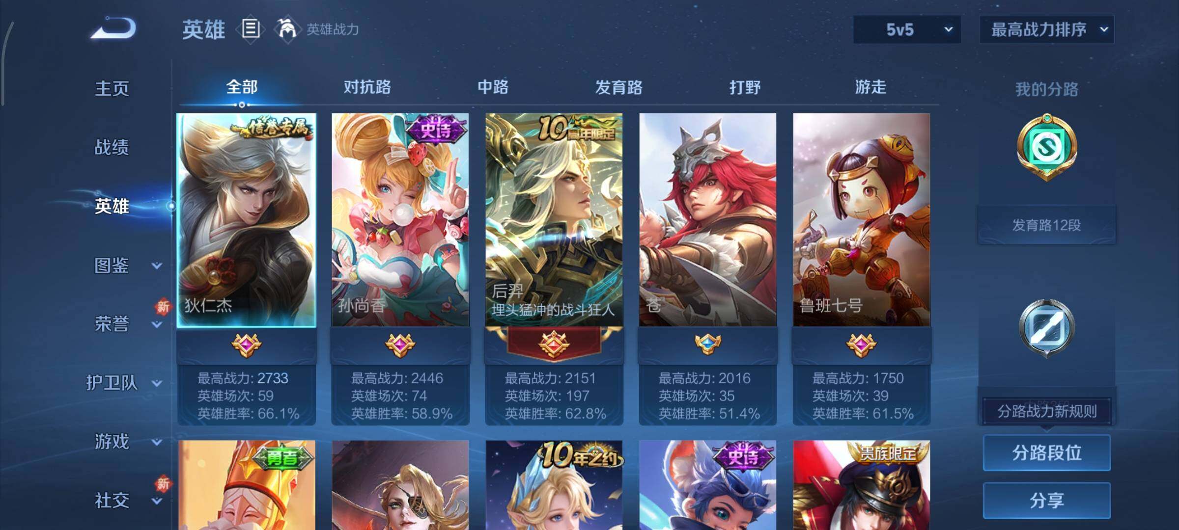 WZCMY3414554王者荣耀账号详情图2