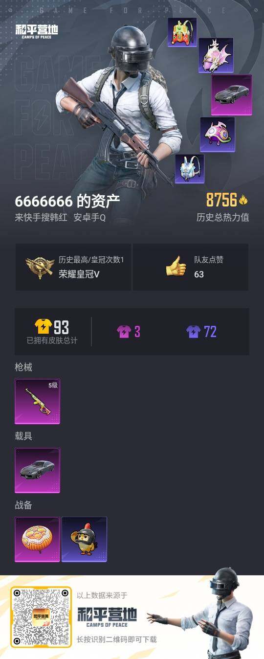 HPLE3429343和平精英账号详情图2 HPLE3429343和平精英账号详情图2