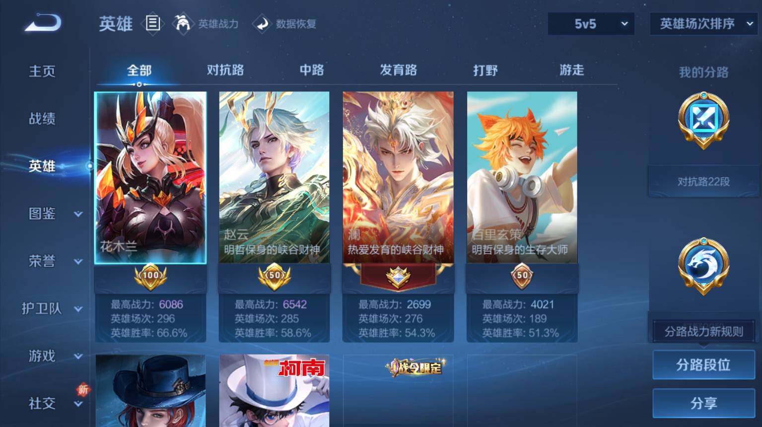 WZ0349862王者荣耀账号详情图3