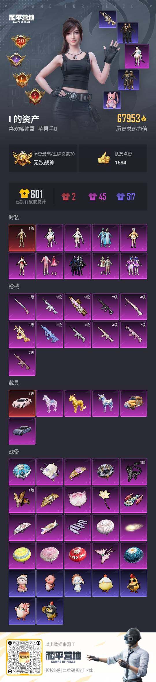 HPCMW3429975和平精英账号详情图2 HPCMW3429975和平精英账号详情图2