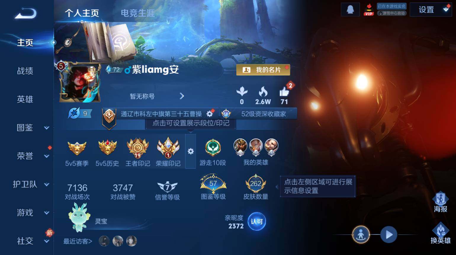 WZ0349871王者荣耀账号详情图2