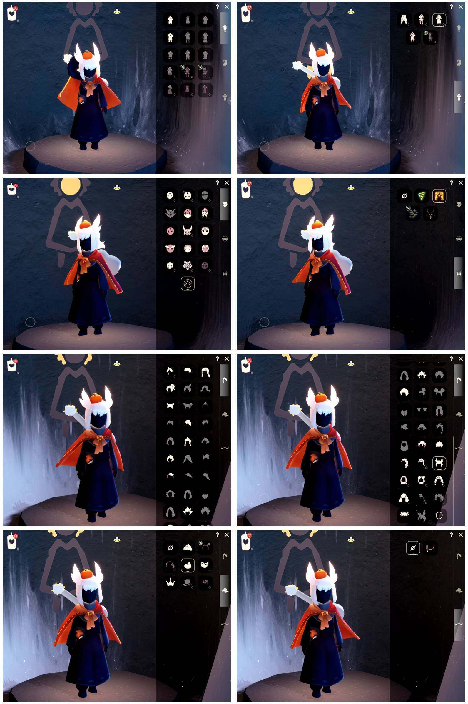 光遇账号iOS官服白枭新春福娃橘子发饰矮人面具音韵吉他鲤鱼发饰"资源：蜡烛7 红烛1 翼4
毕业季节：表演季 半潜海季
稀有礼包：音韵吉他 新春福娃 橘子发饰 鲤鱼发饰
热门裤子：搓澡巾 小丑服 
热门面具： 矮人面