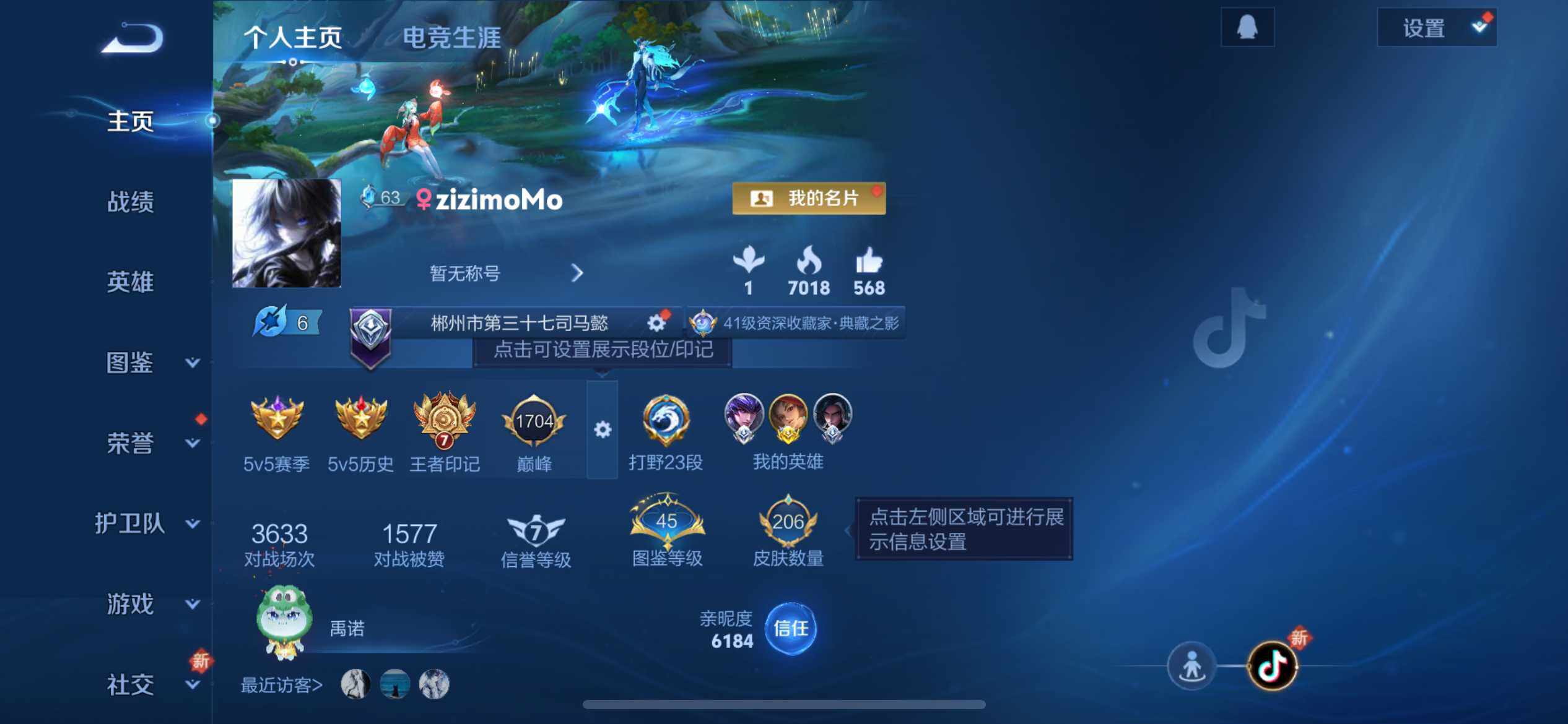 WZEY3413906王者荣耀账号详情图4 WZEY3413906王者荣耀账号详情图4