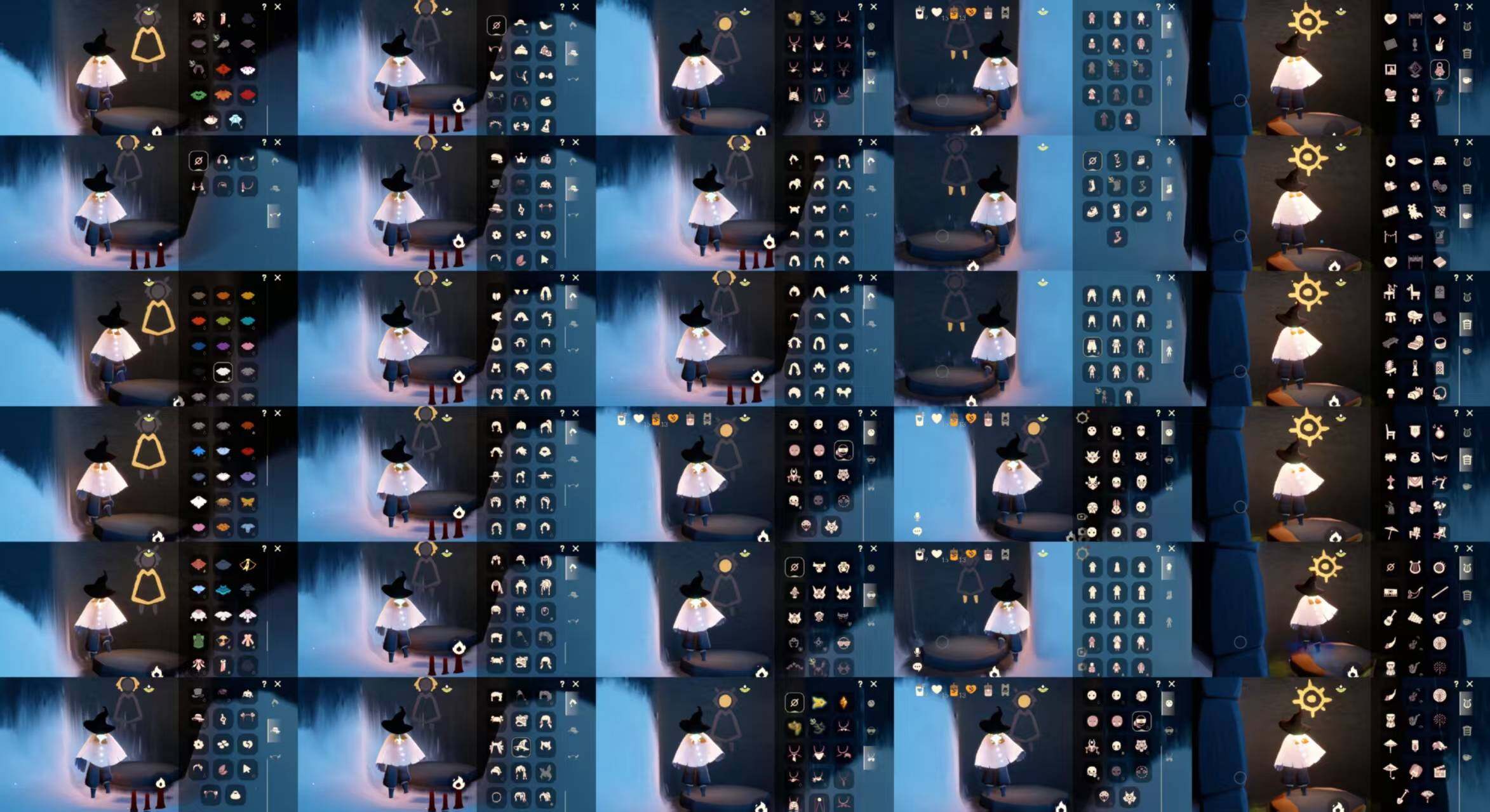 光遇账号华为渠道服HM1728 华为   【毕业图】晨岛，云野，雨林，霞谷，暮土，禁阁 【毕业季】破晓季，彩染季 【蜡烛】9 【爱心】15 【稀有礼包】跃动跑鞋，巫师帽，四叶草头饰，蓝色音乐会，创始人斗篷，小王子围巾