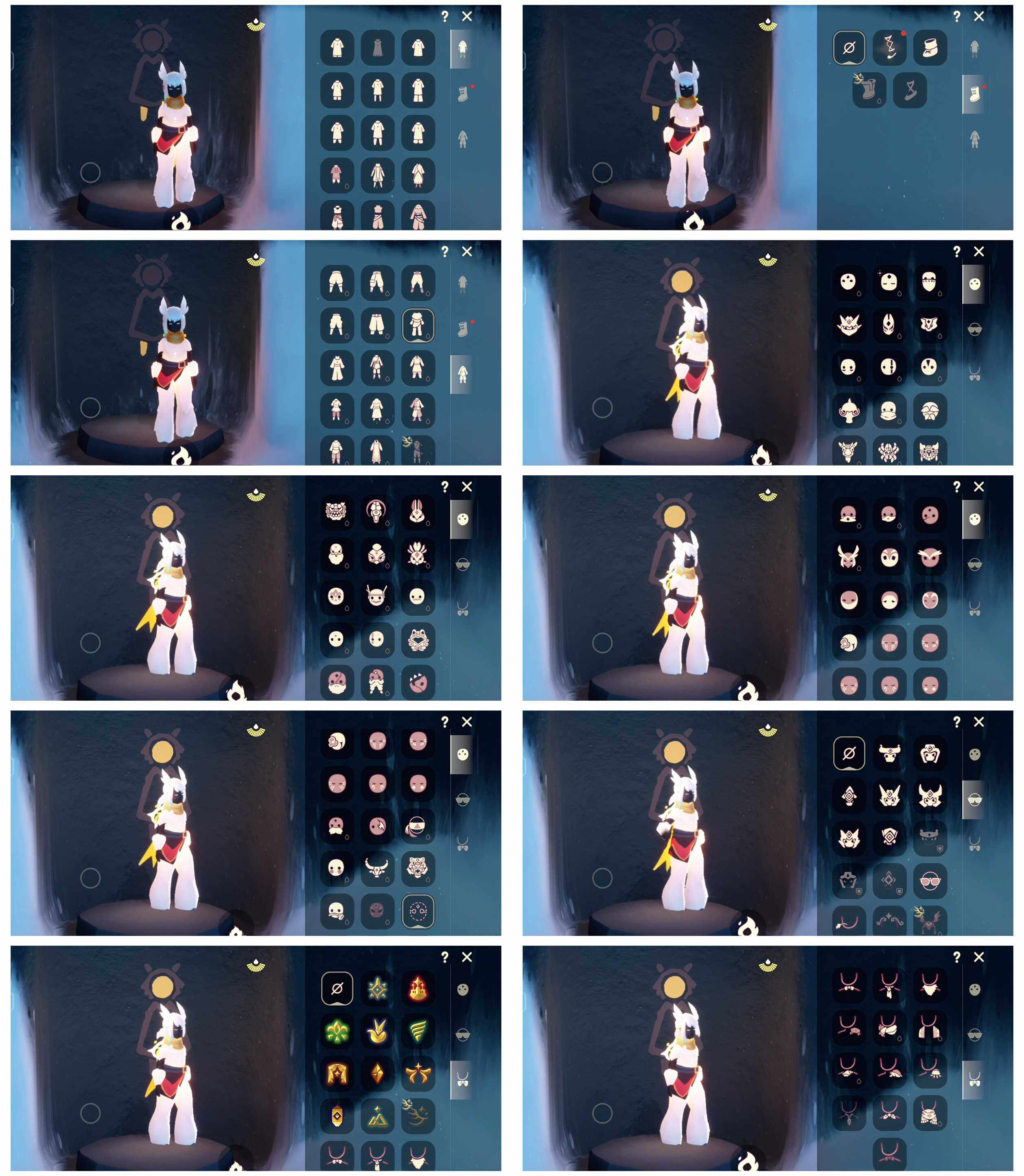 光遇账号安卓官服10季11翼狗头巫术犄角圣诞鹿角潜海面具郡主头绿丝带大橘大利白枭透明蝶翼黄鼠狼详情看图价格可谈
资源： 蜡烛  57 爱心89  红烛  翼11
已毕业地图：全图毕业|
毕业季节：预言季    梦想