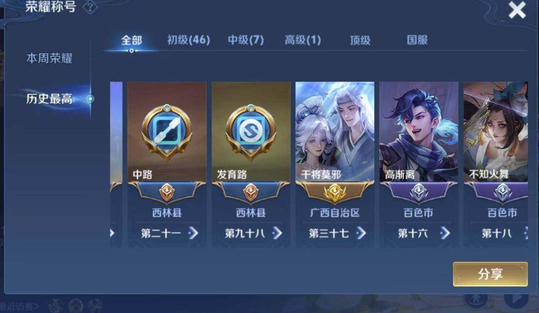 WZCMW3427439王者荣耀账号详情图8 WZCMW3427439王者荣耀账号详情图8