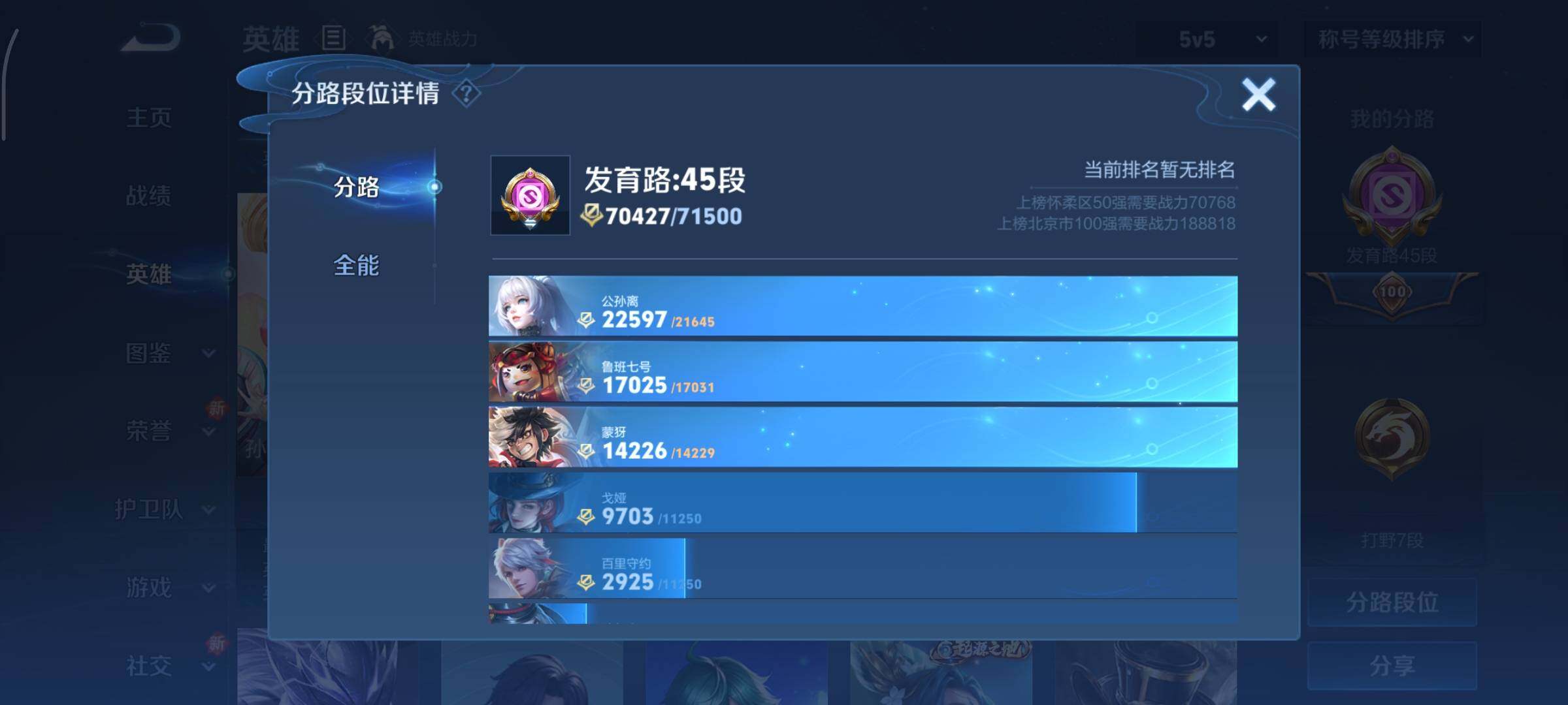 WZCMY3418626王者荣耀账号详情图5 WZCMY3418626王者荣耀账号详情图5