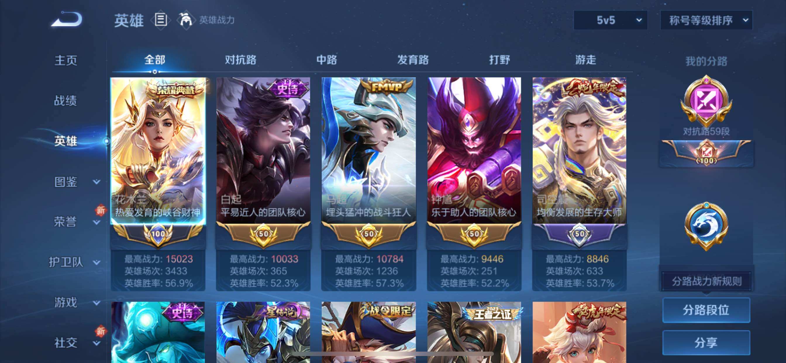 WZCMY3418540王者荣耀账号详情图3 WZCMY3418540王者荣耀账号详情图3