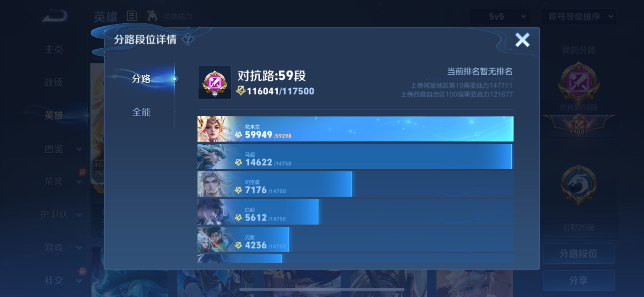 WZCMY3418540王者荣耀账号详情图5 WZCMY3418540王者荣耀账号详情图5