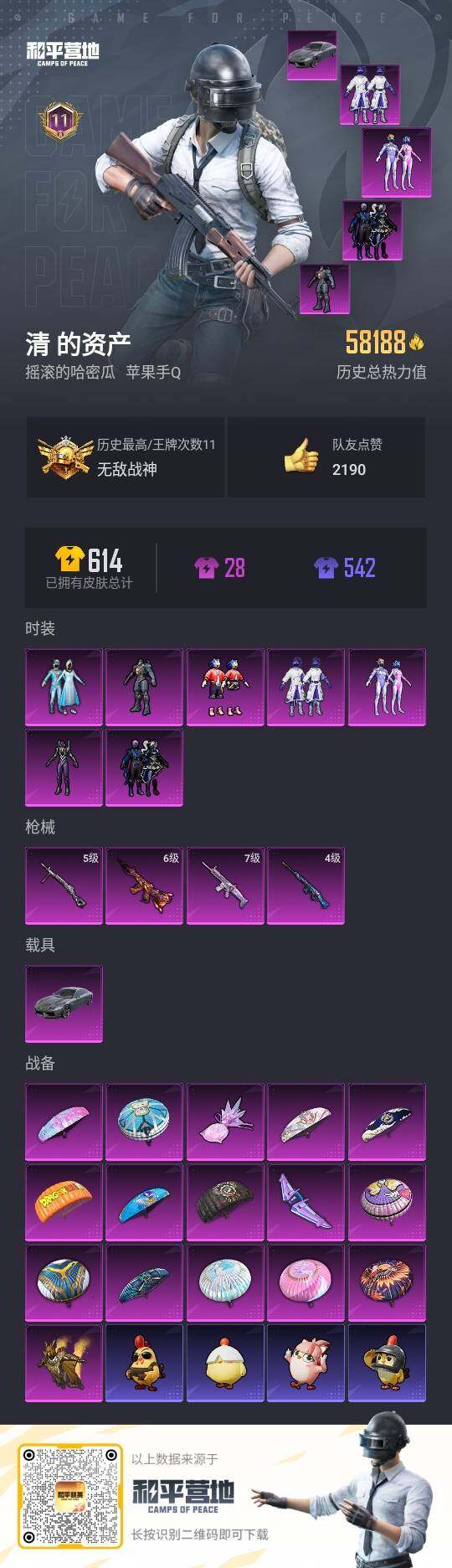 HPLX3429315和平精英账号详情图3 HPLX3429315和平精英账号详情图3