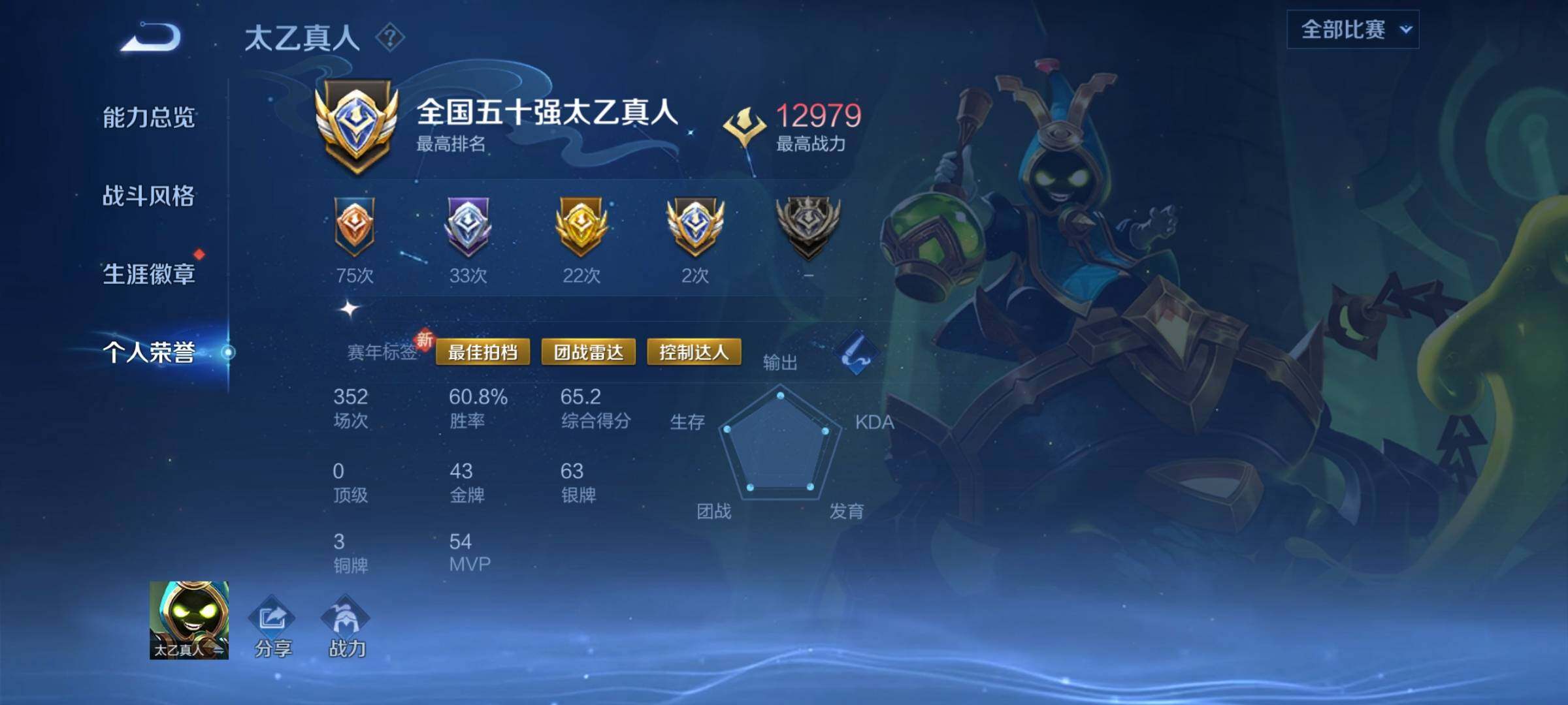 WZCMY3429516王者荣耀账号详情图15 WZCMY3429516王者荣耀账号详情图15